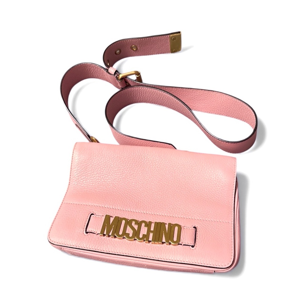 Moschino Blush Pink Crossbody Bag/ Clutch